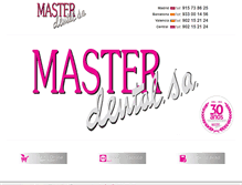 Tablet Screenshot of masterdentalsa.com